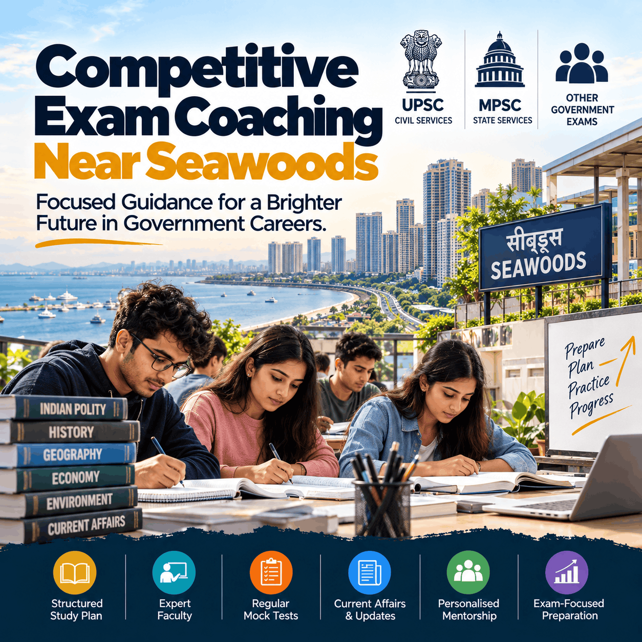 Competitive Exam Coaching Near Seawoods